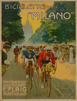 Fahrräder der Marke Milano