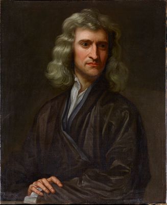 retrato de isaac newton