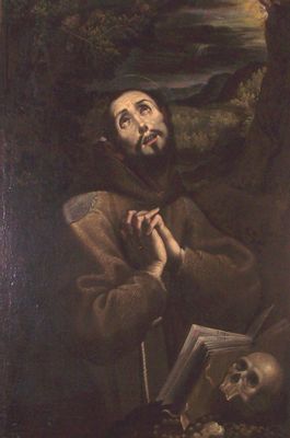 St. Francis of Assisi in ecstasy