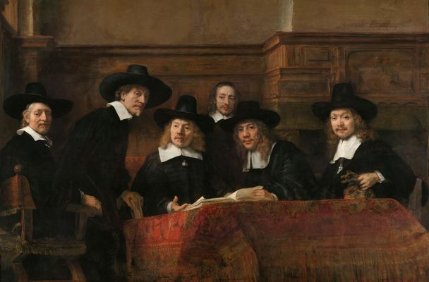 Seis alcaldes de las cortinas de Amsterdam