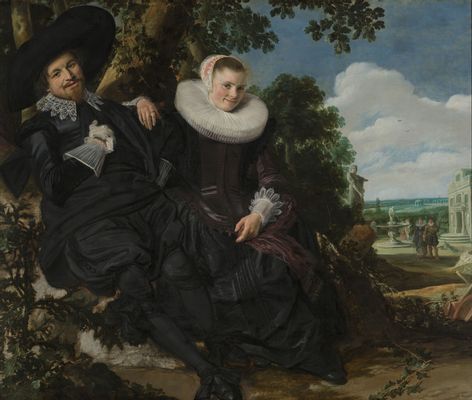 Hochzeitsportrait von Isaac Massa und Beatrix van der Laen