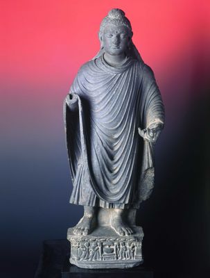 Standing Buddha statue