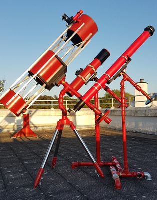 Homemade Red Telescopes