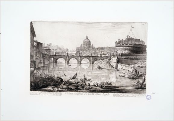 Veduta del Ponte e Castel Sant'Angelo