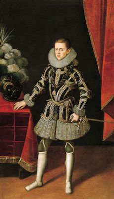 Portrait of a young knight from Santiago