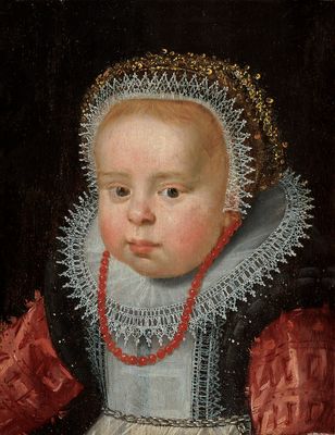 Portrait d'une jeune fille au bonnet de dentelle