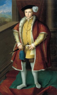 Portrait du Prince de Galles, futur Edouard VI d'Angleterre debout