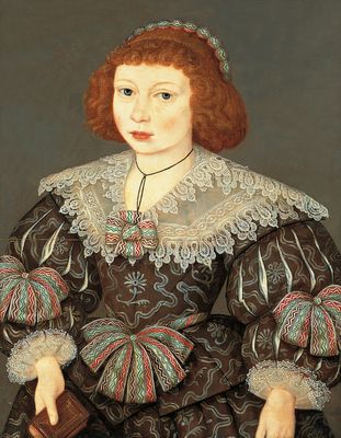 Presumed portrait of a young woman from the Poulett family