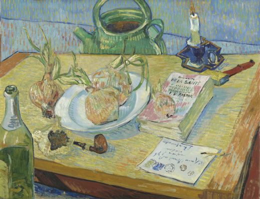 Still Life with a Plate of Onions