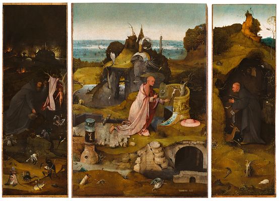 Triptych of the holy hermits