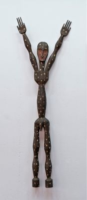 Figure Ubanga Nyama Lengola (Statue détachable d'un Christ)