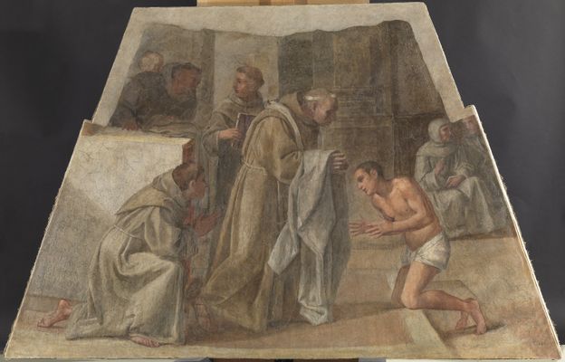 San Diego de Alcalá receives the Franciscan habit