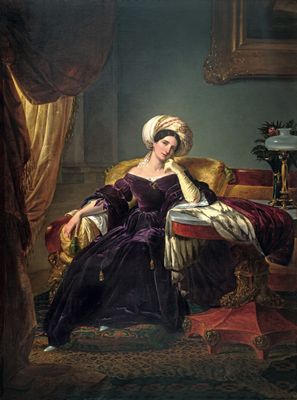 Retrato de una dama con turbante