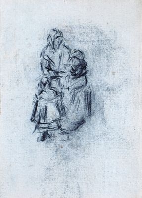 Mother with children (point)