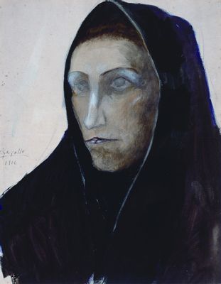 Woman with mantle (Maella)