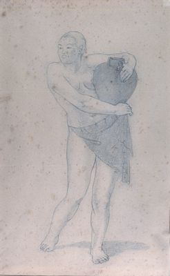 woman with pitcher
