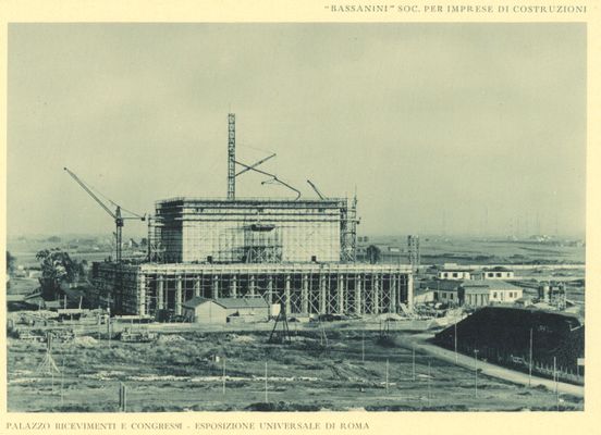 Cantiere del Palazzo Congressi e Ricevimenti