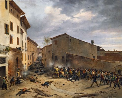 Combats à Piazzetta dell'Albera (31 mars 1849)