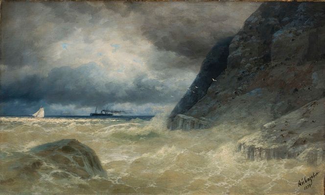 Stormy sea