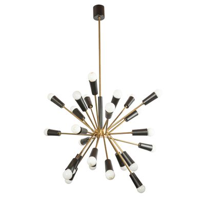Twenty-four light sputnik chandelier