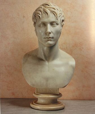 Busto del príncipe Eugenio de Beauharnais virrey de Italia