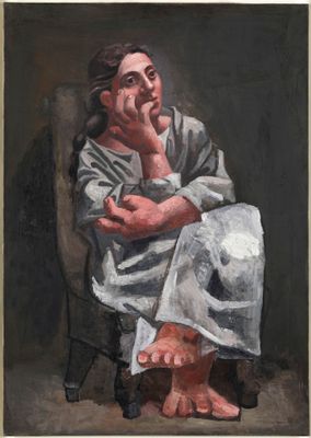 Seated woman