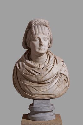 Bust with female portrait