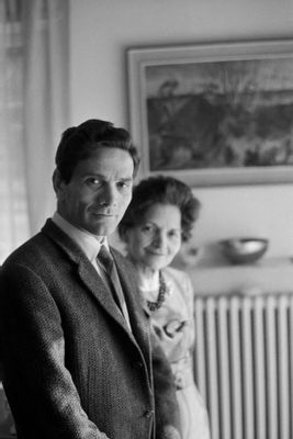 Pier Paolo Pasolini avec sa mère Susanna