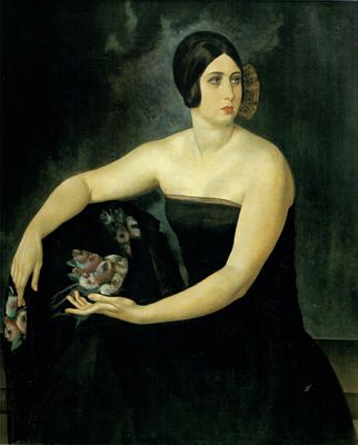 Portrait of his wife
