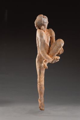 Mouvement de danse D avec tête de Femme Slave