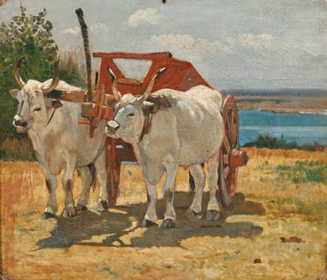 Vieh zum Wagen