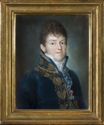 Porträt des Marquis Carlo Tancredi von Barolo in napoleonischer Offiziersuniform