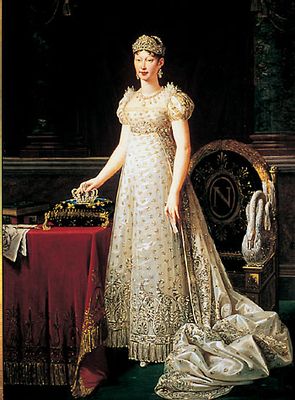 Retrato de María Luisa de Habsburgo, emperatriz de Francia