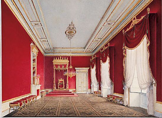 Thronsaal im Herzogspalast von Parma