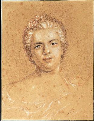 Portrait de la duchesse Luisa Elisabeth de Bourbon