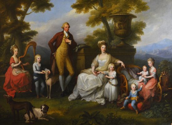 Die Familie von Ferdinand IV. von Bourbon
