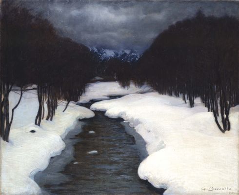 El arroyo en invierno