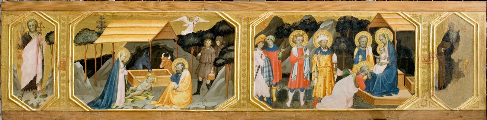 Natividad de Jesús, Adoración de los Reyes Magos, Sant'Antonio Abate 1440-1457 20 234