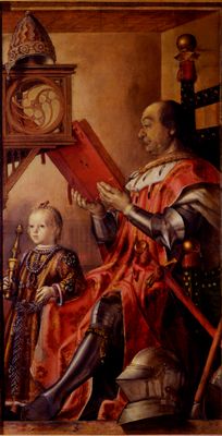 Portrait of Federico da Montefeltro and his son Guidobaldo