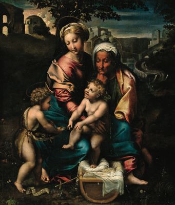 Madonna con Bambino, Sant'Anna e San Giovannino