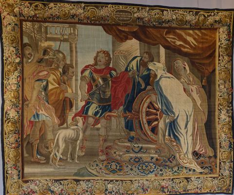 Wandteppich mit den Geschichten von Alexander dem Großen