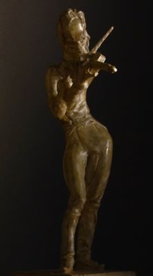 Karikaturstatuette von N. Paganini