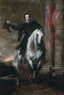Anton Giulio Brignole - Sel à cheval