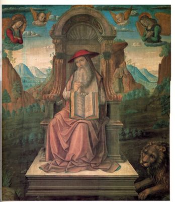 San Girolamo in trono