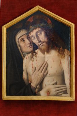 Cristo morto e santa Chiara 