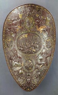 Parade plaque of Henry II of France