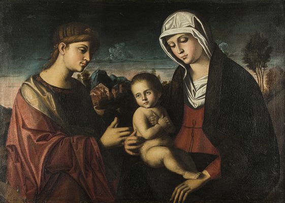 Madonna mit Kind und St. Katharina