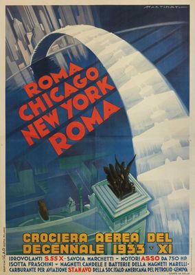 Zehnjährige Flugkreuzfahrt Rom - Chicago - New York - Rom