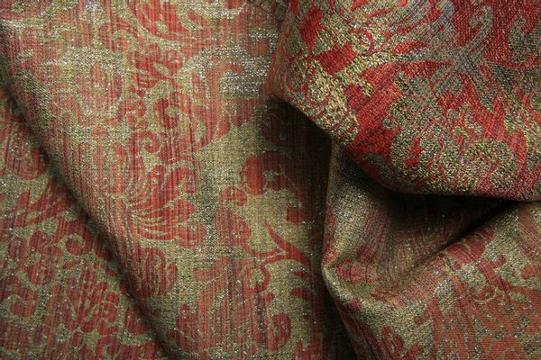 Jacquard-Stoff mit Spitzmaschendesign