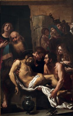 Deposition of Christ in the tomb